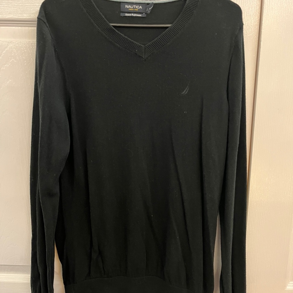 Nautica Men's Black Sweater SM